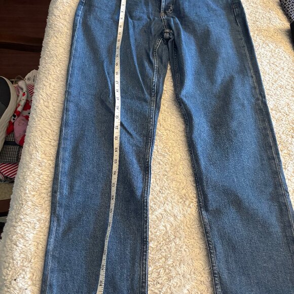 New with Tags GAP High Rise Cheeky Straight Jeans Size 29 Regular Medium Wash - Picture 1 of 9